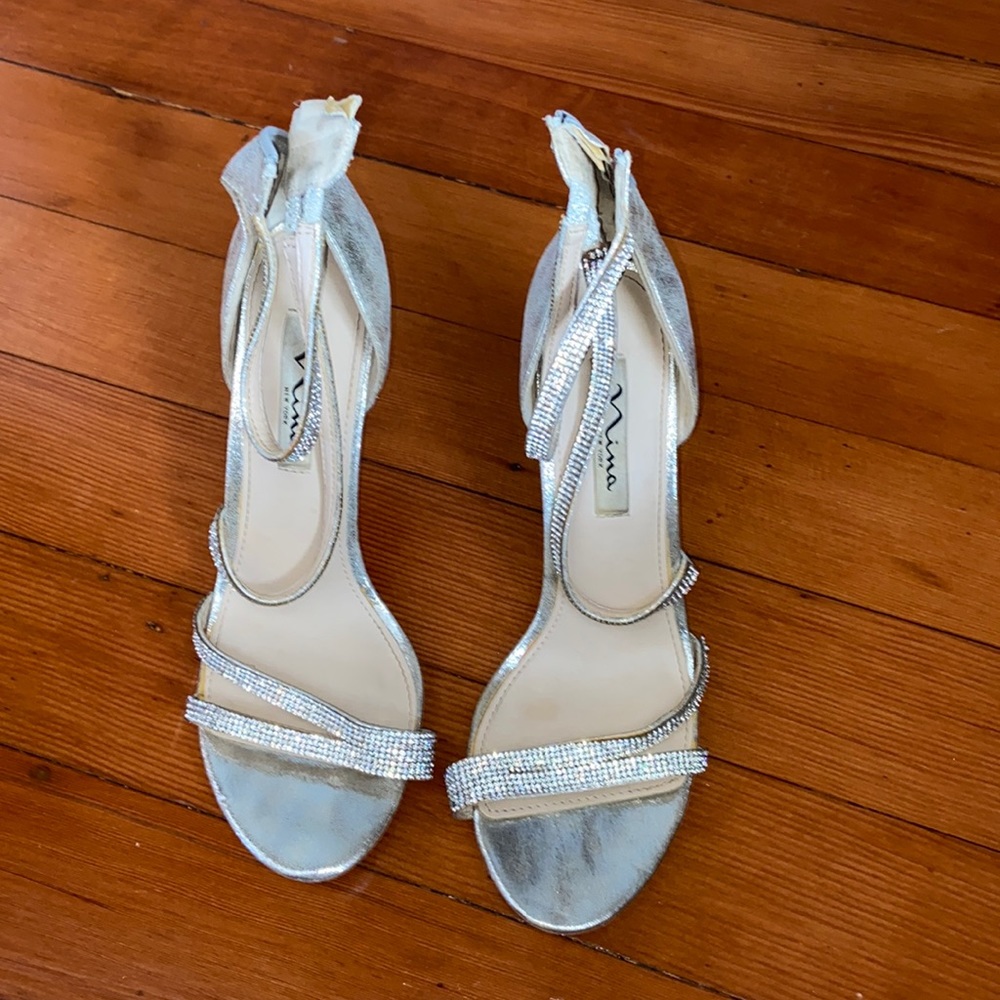 MIA bedazzled heels. Size 9.5, 39.5